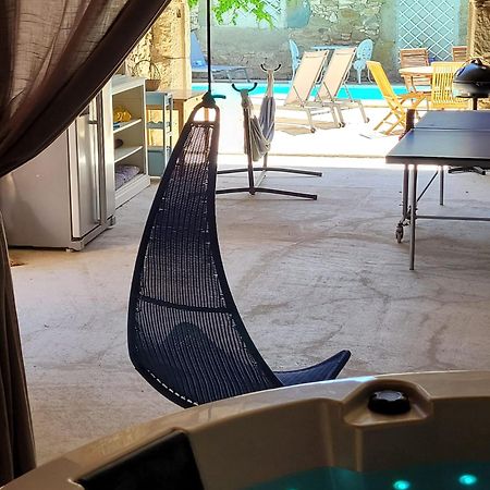 Le Gite De Sainte Valiere Piscine Et Spa Exterior foto