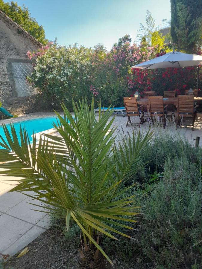 Le Gite De Sainte Valiere Piscine Et Spa Exterior foto