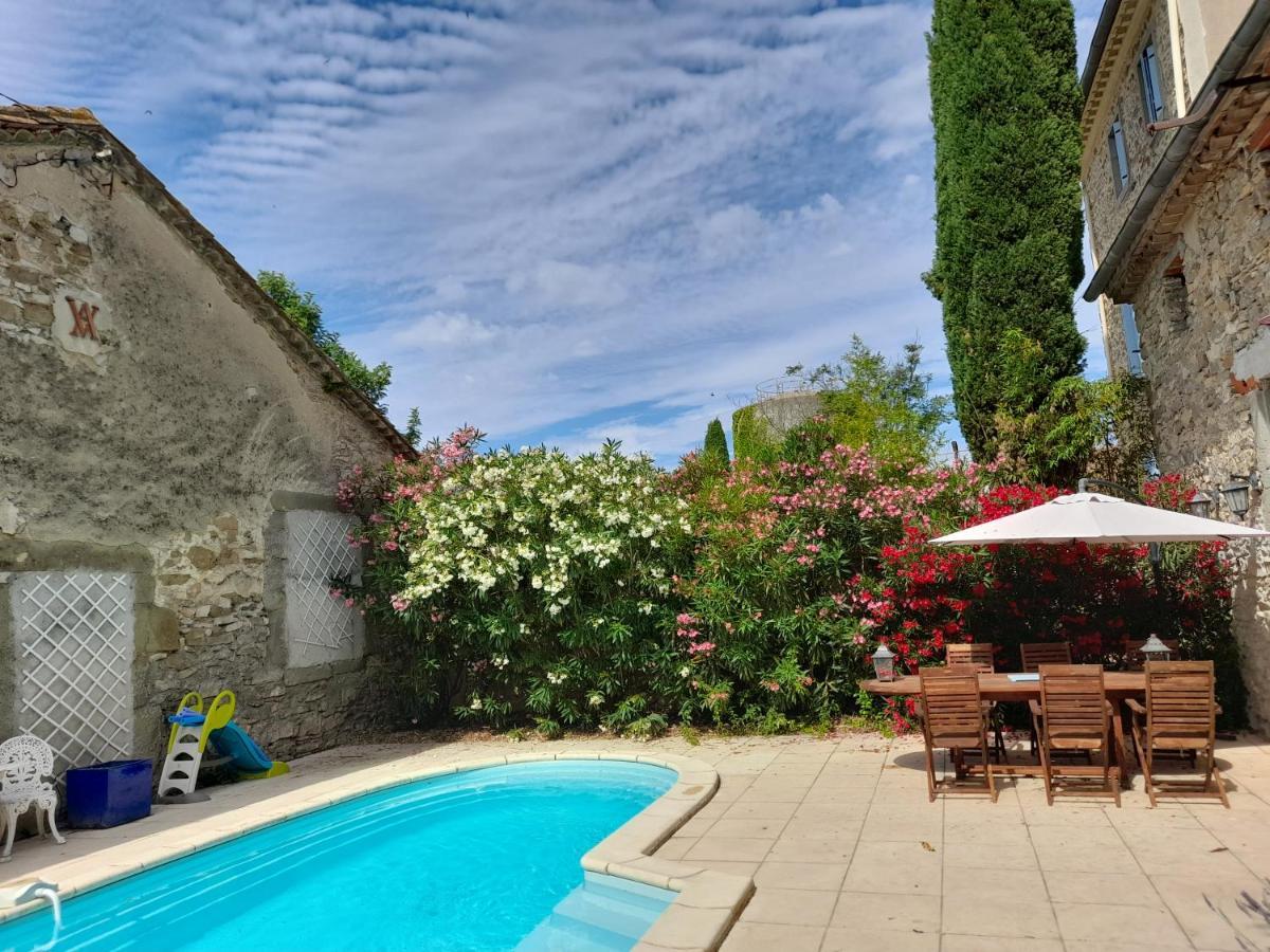 Le Gite De Sainte Valiere Piscine Et Spa Exterior foto